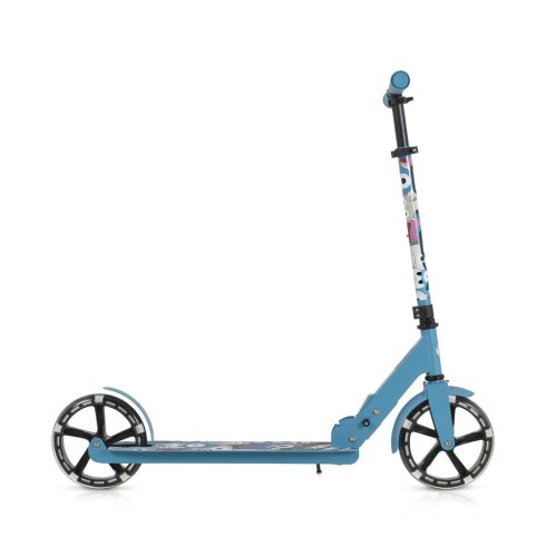 MONSTER roller 2 nagy kerekű, acélváz, 100 kg, 84-97cm-ig állítható KÉK