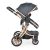 Polly 2 in1 babakocsi SZETT:sport+mózes+kistáska 107985 FEKETE