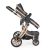 Polly 2 in1 babakocsi SZETT:sport+mózes+kistáska 107985 FEKETE