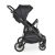 BUGGY babakocsi lapracsukható, nagy kerekek, könnyű FEKETE