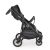 BUGGY babakocsi lapracsukható, nagy kerekek, könnyű FEKETE