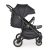 BUGGY babakocsi lapracsukható, nagy kerekek, könnyű FEKETE