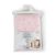 Nook 3 részes bébi ágynemű huzat garnitúra PINK CSILLAG
