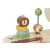 TOOKY Toy MONTESSORI asztalka AFRIKAI állatos PASZTEL