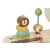 TOOKY Toy MONTESSORI asztalka AFRIKAI állatos PASZTEL