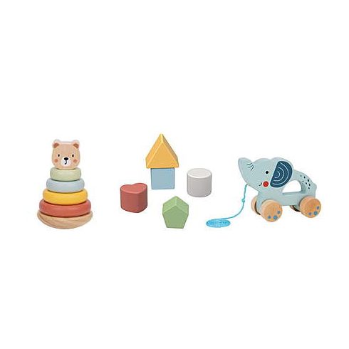 Tooky toy 3in1 készségfejlesztő doboz formabedobóval