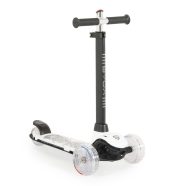   iSPORTER roller kamaszoknak villogó LEDekkel, 50 kgig FEHÉR/FEKETE