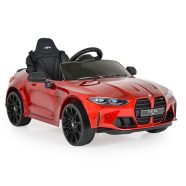 BO BMW M4 elektromos kisautó 2motor, 110cm, 30kg-ig PIROS