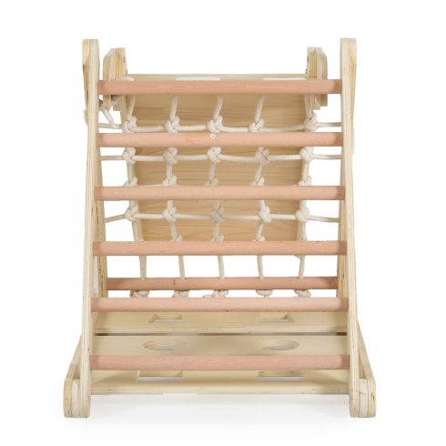 PIKLER 3in1 fa MÁSZÓKA és CSÚSZDA Montessori 155*57cm NATUR