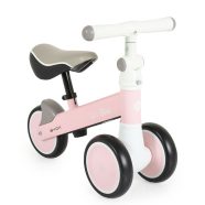   LIL'S mini futóbicikli 3 kerekű járgány, elöl 2 kerék, elfordítható kormánnyal PINK/rózsa