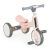LEARN-to-Ride mini futóbicikli 3 kerekű tricikli, összecsukható PINK/rózsa