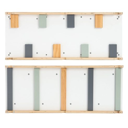 PIKLER 2in1 fa MÁSZÓKA 3szög és mászórámpa Montessori 132*60cm NATUR