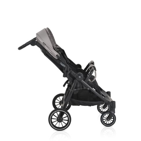 MONI TWINGO Iker babakocsi lábzsákkal VSZÜRKE/SILVER