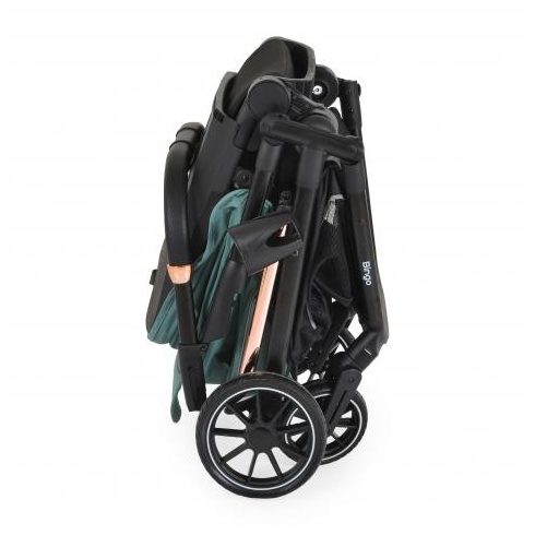 BINGO babakocsi  SZETT újszülött kortól 22kg-ig 2in1 sport+váz+hordozó MARINE ZÖLD