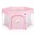 PLAYBOX utazó járóka 6szögletű PINK