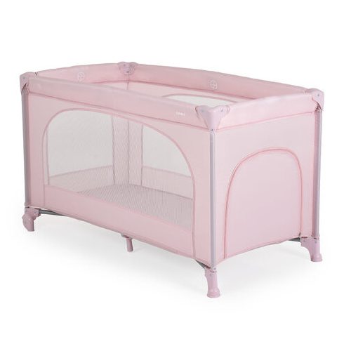 UNO utazóágy 1 szintes zippes kibújóval PINK 