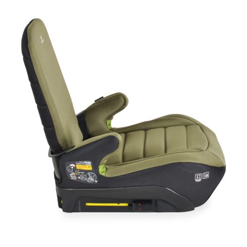 GALAXY ülésmagasító háttámlával 125-150cm, ISOFIX ZÖLD