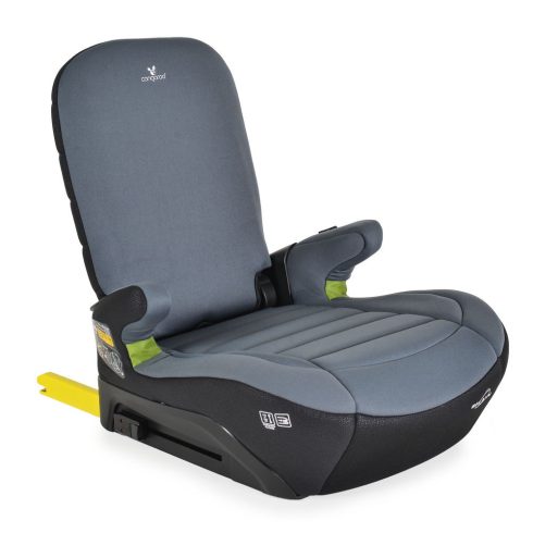 GALAXY ülésmagasító háttámlával 125-150cm, ISOFIX SZÜRKE