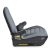GALAXY ülésmagasító háttámlával 125-150cm, ISOFIX SZÜRKE
