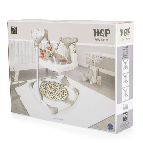 HOP baba ugráló SZÜRKE