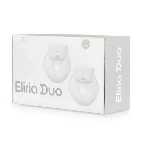 ELIRIA kéz nélküli mellszívó pulóver alá DUO, 2 tartályos FEHÉR