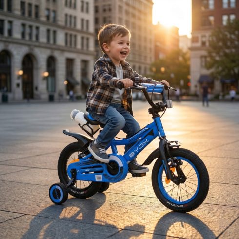 BYOX PRINCE gyerek kerékpár 12es méret FIÚ KÉK