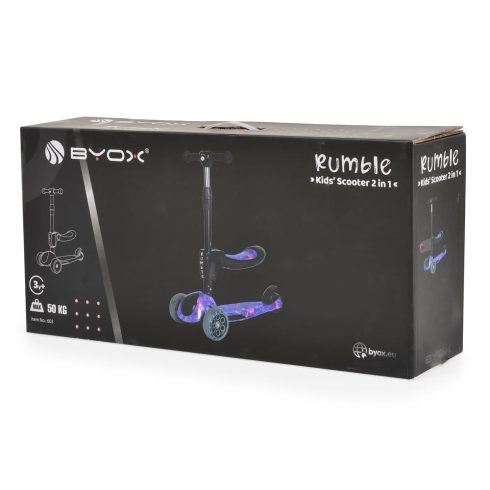 RUMBLE roller ráülős, átalakítható SZÍNES/FEKETE