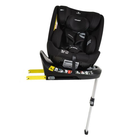 i-PROTECT autós ülés 40-150cm támasztólábbal 360 forgatható FEKETE