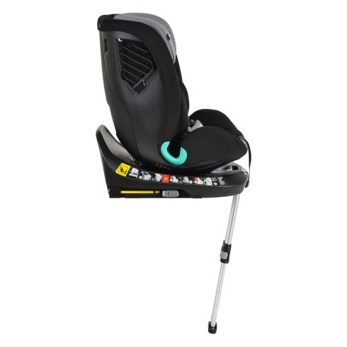 i-PROTECT autós ülés 40-150cm támasztólábbal 360 forgatható STEEL/SZÜRKE