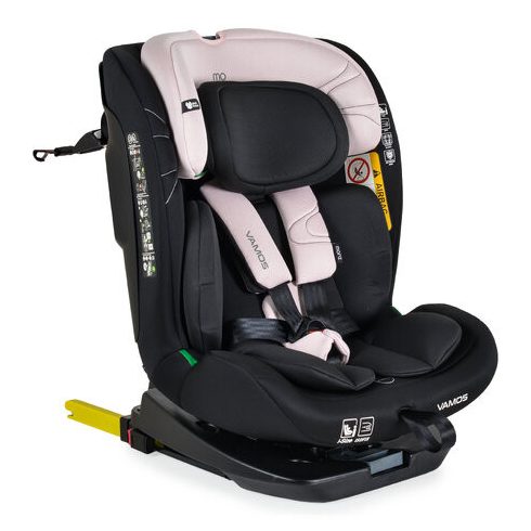VAMOS autós ülés 40-150cm 360 forgatható PINK
