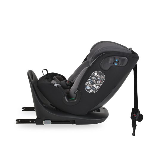 GTS prémium autós ülés 40-150cm SPS, 360fokban forgatható SZÜRKE