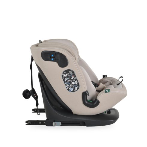 GTS prémium autós ülés 40-150cm SPS, 360fokban forgatható BÉZS