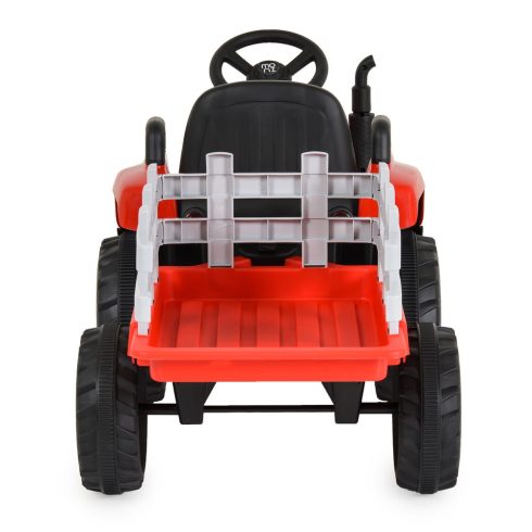 BO DALLAS elektromos traktor trélerrel 12V 140cm PIROS