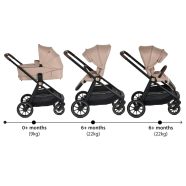   CELEBRITY  multifunkciós 2 részes 2IN1 babakocsi szett BÉZS