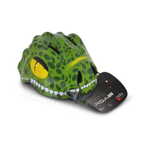 BICIKLIS sisak DINO gyerek tarajos S.ZÖLD