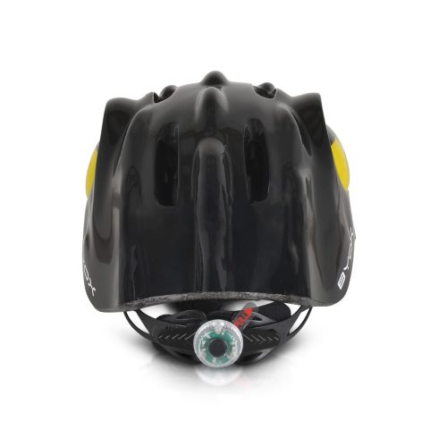 BICIKLIS sisak DINO gyerek tarajos FEKETE