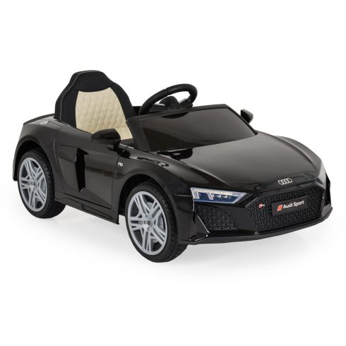 BO Audi R8 Spyder elektromos autó 105cm FEKETE