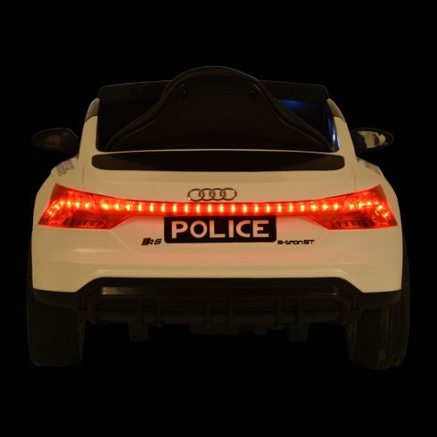 BO Audi RS e-tron 717 Police elektromos autó rendőrségi FEHÉR