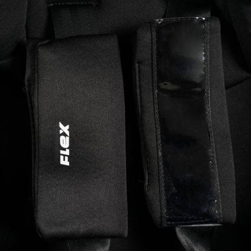 FLEX autós ülés 76-150cm FEKETE/ZÖLD díszcsík
