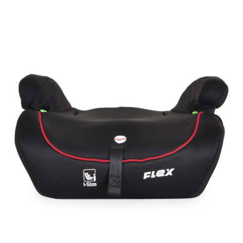 FLEX autós ülés 76-150cm FEKETE/PIROS díszcsík