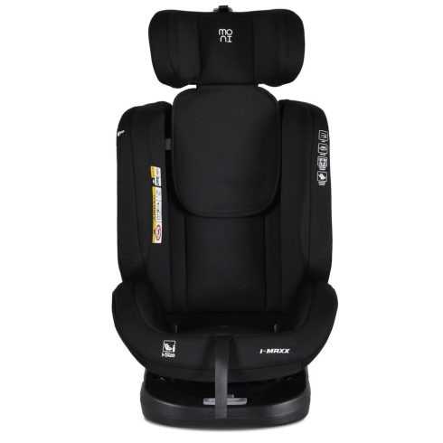 i-MAXX autós ülés,  isofix, forgatható, 2 plüss+párna 40-150cm FEKETE