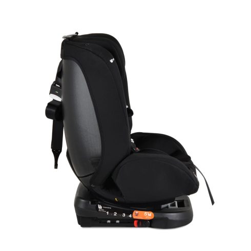 i-MAXX autós ülés,  isofix, forgatható, 2 plüss+párna 40-150cm FEKETE