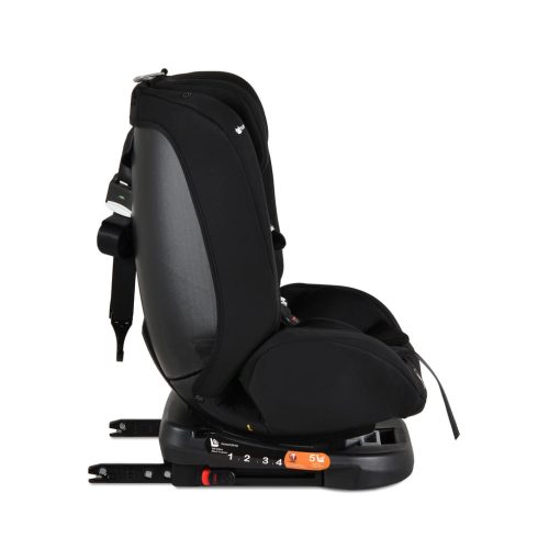 i-MAXX autós ülés,  isofix, forgatható, 2 plüss+párna 40-150cm FEKETE