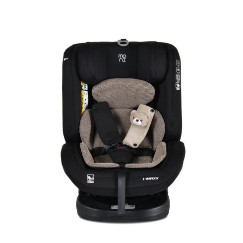 i-MAXX autós ülés,  isofix, forgatható, 2 plüss+párna 40-150cm BÉZS