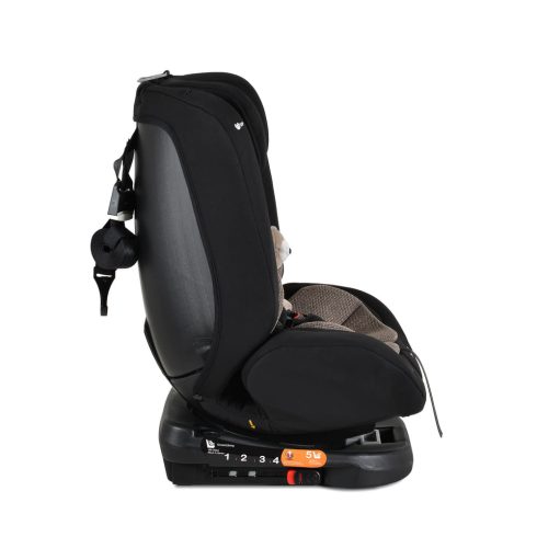 i-MAXX autós ülés,  isofix, forgatható, 2 plüss+párna 40-150cm BÉZS