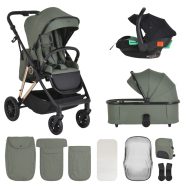 MERCI babakocsi szett 3in1 ZÖLD