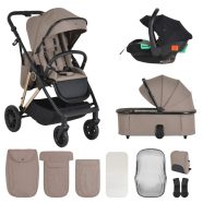 MERCI babakocsi szett 3in1 BÉZS/LATTE