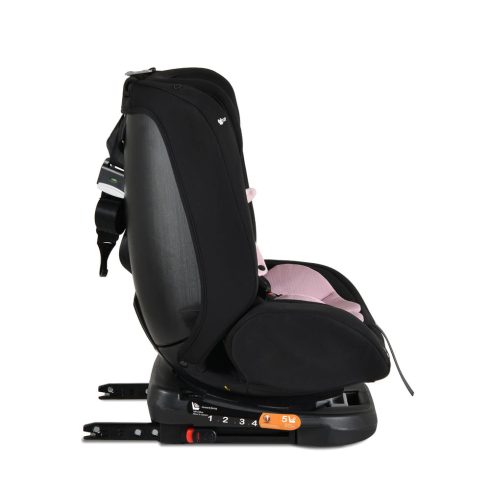 i-MAXX autós ülés, isofix, forgatható, 2 plüss+párna 40-150cm PINK