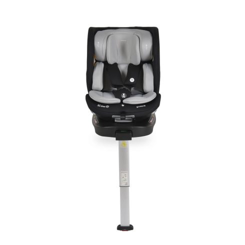 STRIKE autós ülés támasztólábbal, SPS, 360fokban forgatható 40-150cm SSZÜRKE