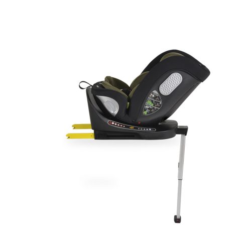 STRIKE autós ülés támasztólábbal, SPS, 360fokban forgatható 40-150cm SSZÖLD